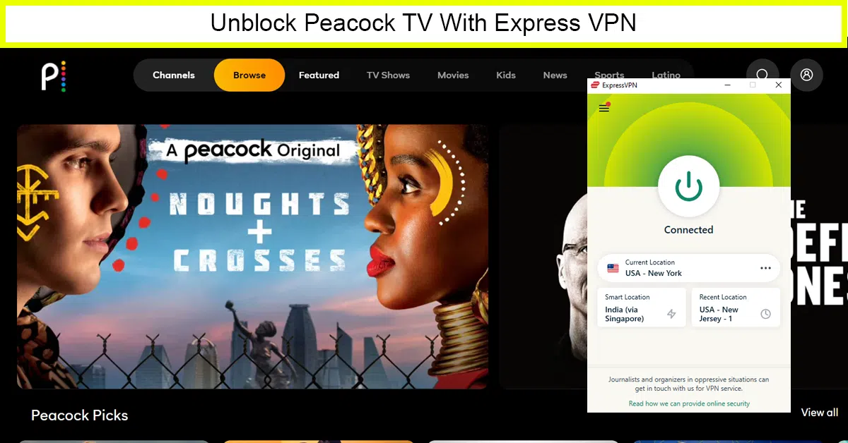 ExpressVPN – Best VPN for Peacock TV in Hong Kong