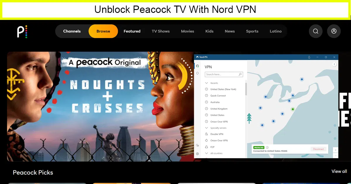 NordVPN – Fastest VPN to Watch Peacock TV in Brazil  