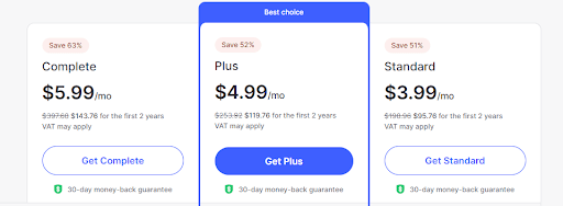 Nord VPN Pricing