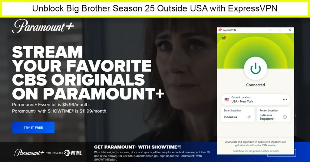 Watch Big Brother Season 25 Outside USA On Paramount Plus with ExpressVPN