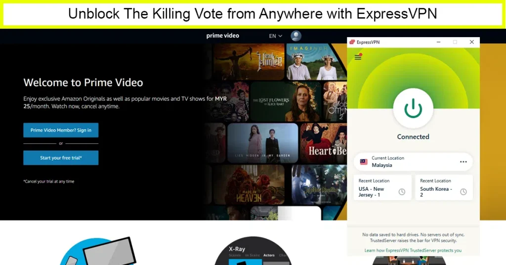 Watch The Killing Vote K-drama from Anywhere on Amazon Prime with ExpressVPN
