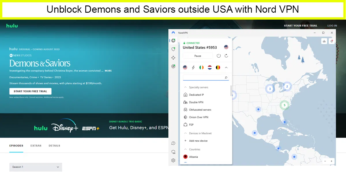 NordVPN: User-Friendly VPN to Watch Demons and Saviors outside USA on Hulu