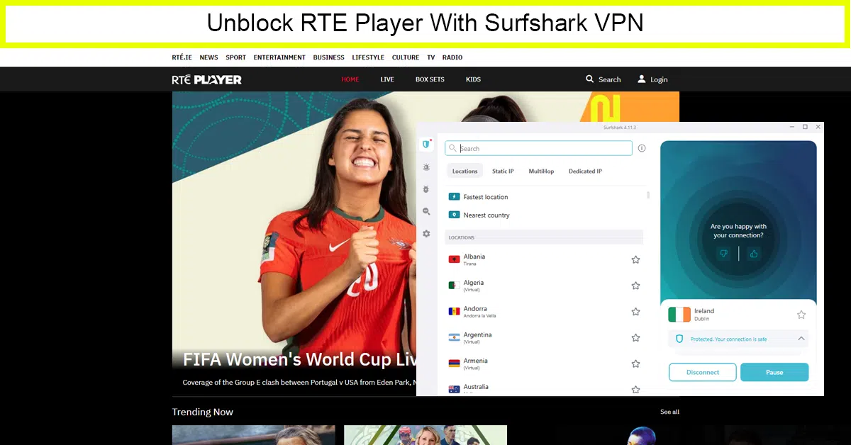 Surfshark: Budget-Friendly VPN to Unblock RTE Players in Canada