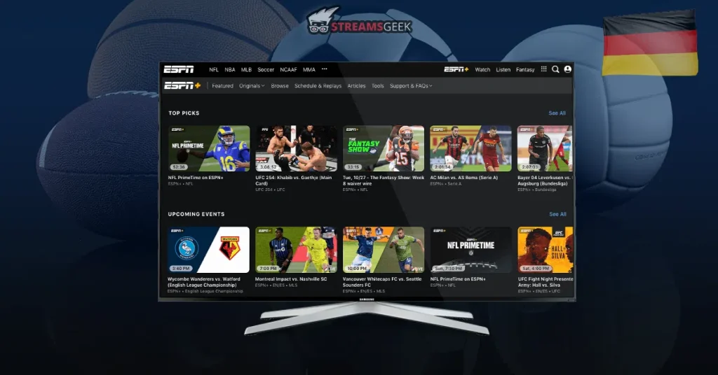 How to Watch ESPN Plus in Germany Easily