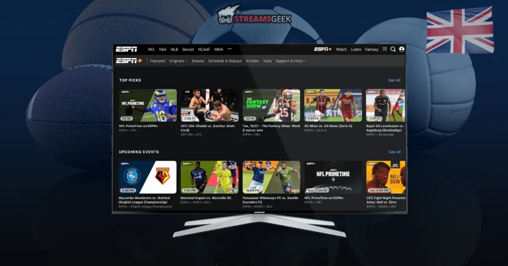 How to Watch ESPN Plus in the UK