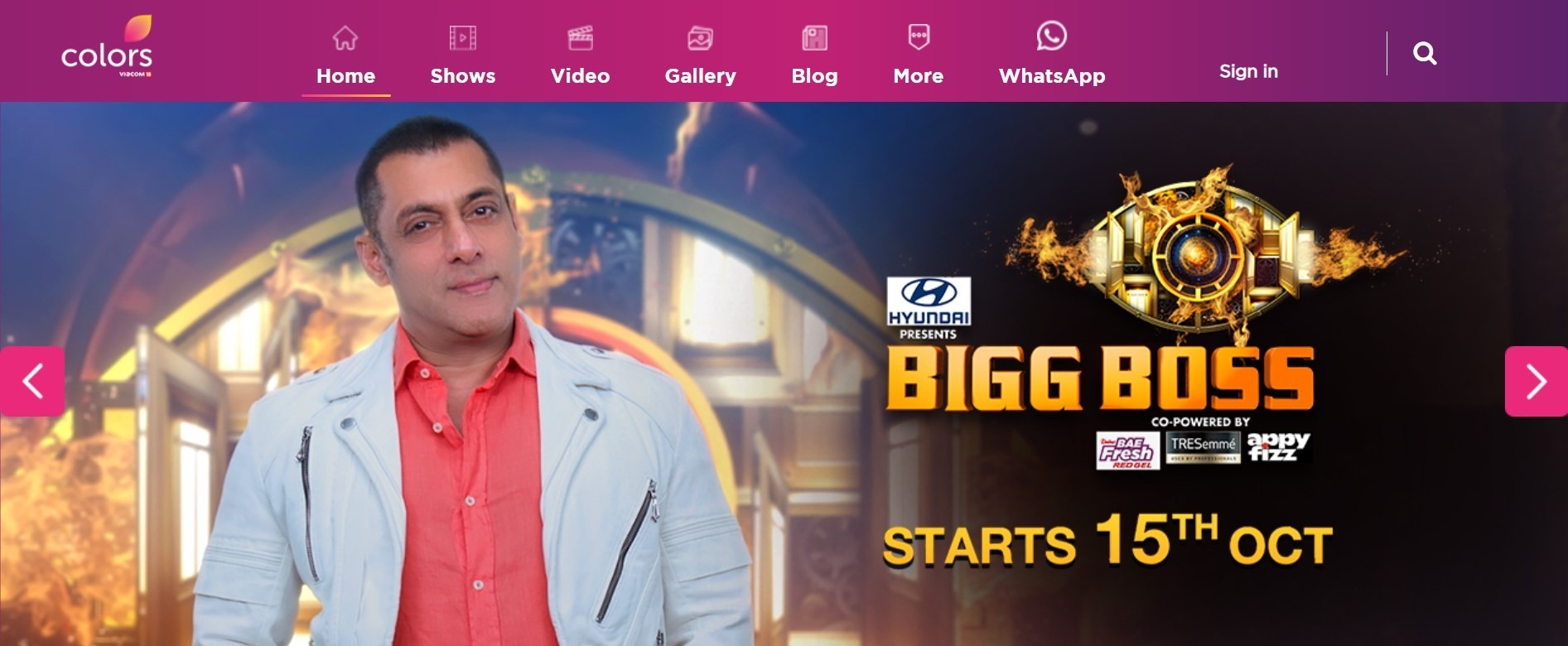 Bigg Boss Season 17 Outside India on Colors