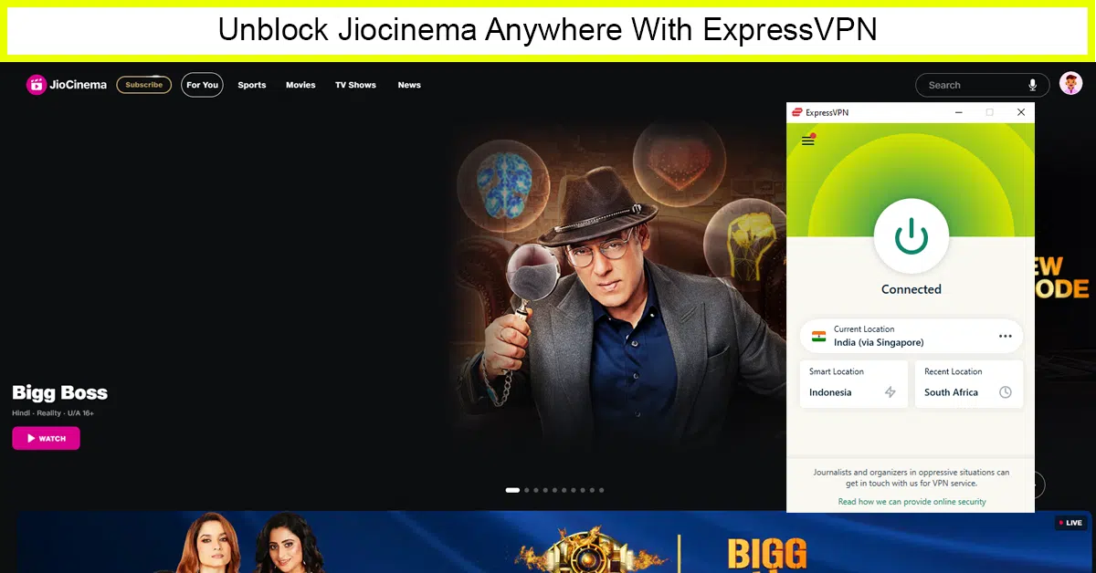 ExpressVPN – Best VPN to Watch JioCinema in Kuwait