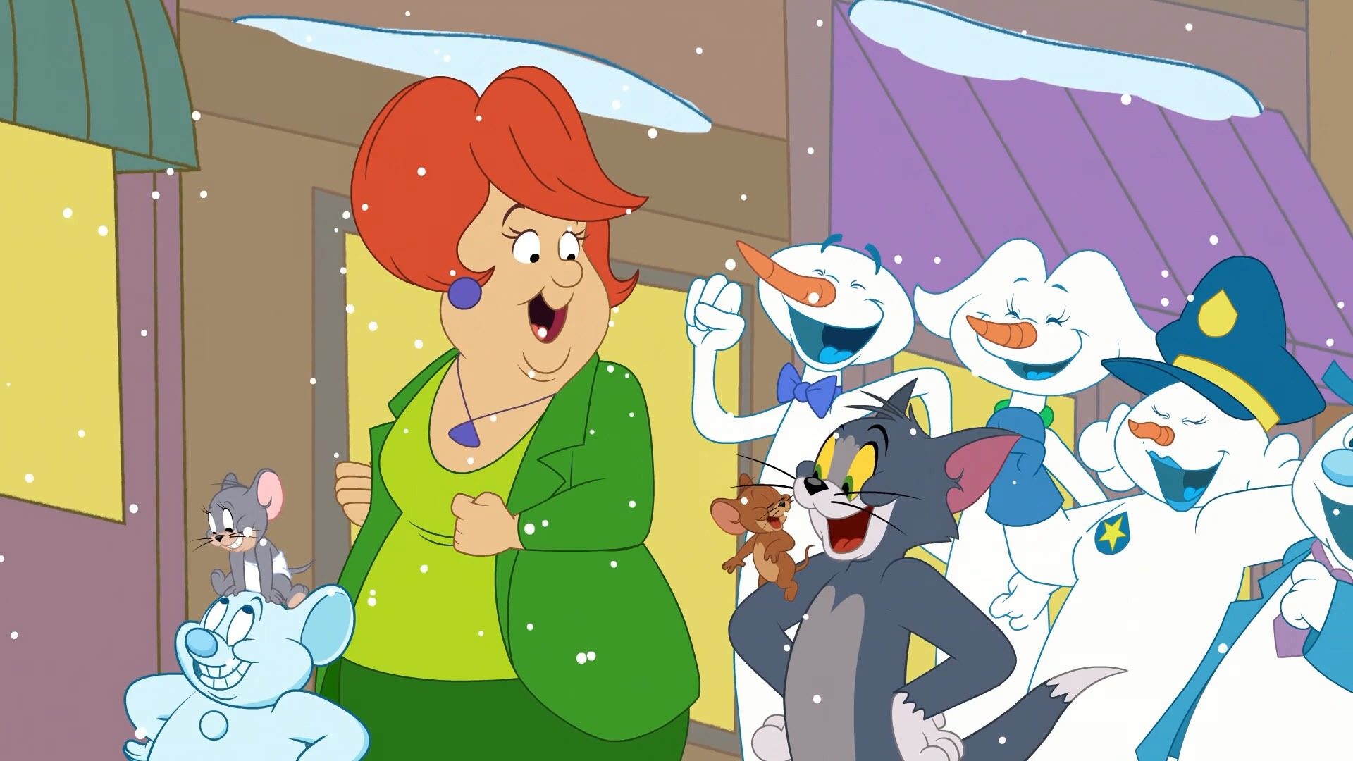 Who is in the Cast of Tom & Jerry Snowman’s Land?