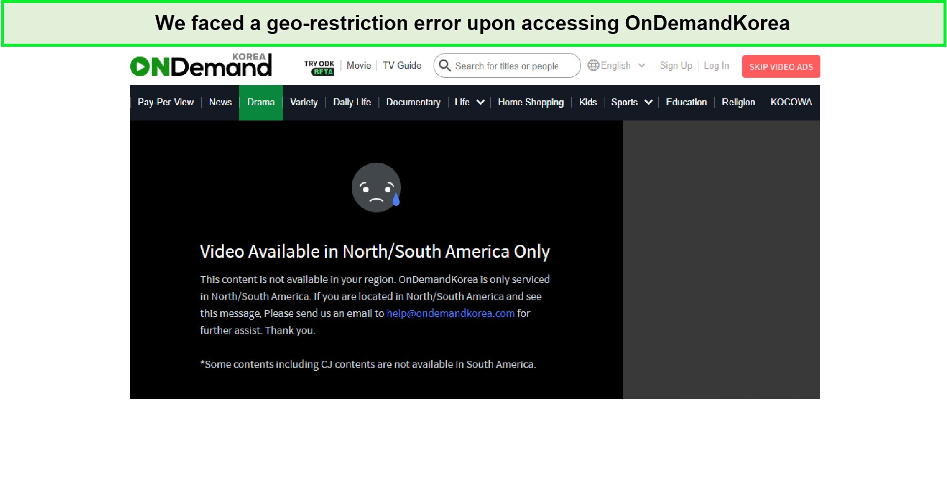 Why Do You Need a VPN to Stream OnDemandKorea Outside the US?
