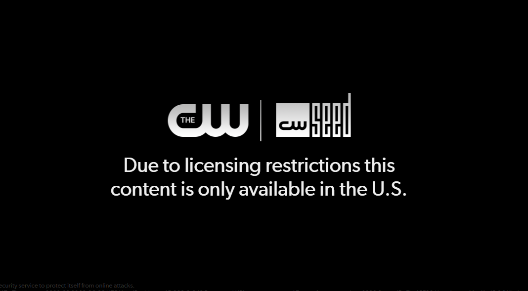  “Currently, our shows are only available to watch via streaming video in the U.S.”